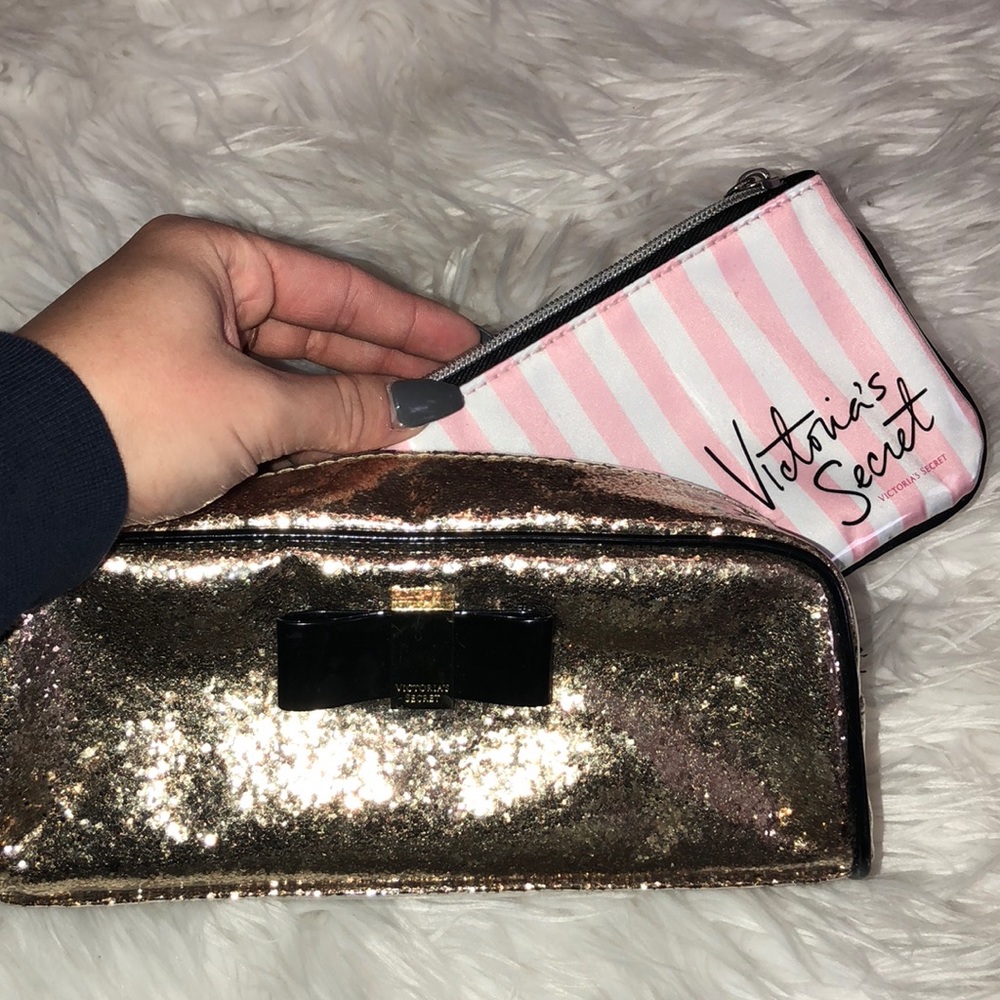 2 Victoria secret bags one small and one big